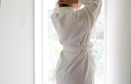 （今治タオルブランド認定）HOTELALAバスローブ Mサイズ（グレー）今治タオル バスローブ【I003450MGY】