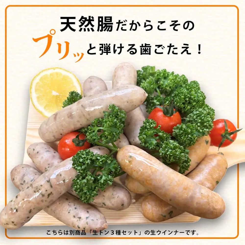 生トン【しょうゆ味】豚生ウインナー 計10本（各40g×5本×2P） / ソーセージ ウインナー BBQ  / 佐賀県 / 山代ガス株式会社 旬菜舎さと山[41AABM049]