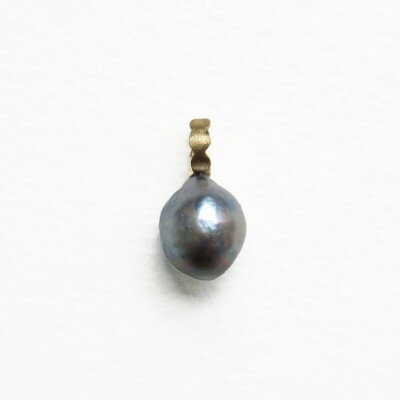 【ふるさと納税】kerama pearl × marumaru charm top / K18 T-30【配送不可地域：沖縄県】【1638791】