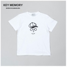 KEYMEMORY鎌倉のキャスケットイラストTシャツ WHITE　サイズ1