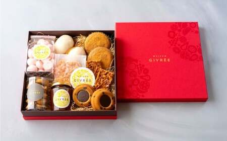 焼き菓子セットC （焼き菓子 11個／ジャム 1個） MAISON GIVRÉE ／ スイーツ おやつ デザート 菓子 おかし 焼き菓子 ティグレ カステラ クッキー コンフィ ジャム レモンケーキ 