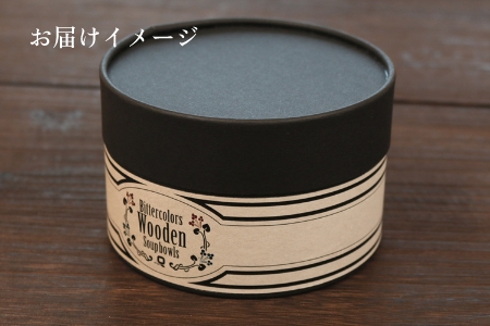 ビターカラーズ　木彩椀　花浅葱（青） 花浅葱（青）