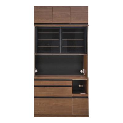 ふるさと納税 大川市 カリーナ 幅120cm キッチンボード食器棚 上置き高さオーダー ホワイト・ブラウンの2色対応 |  | 02