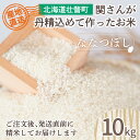 【ふるさと納税】【令和6年産 新米】☆産直☆関さんが丹精込めて作ったお米 10kg（5kg×2袋） 【 ふるさと納税 人気 おすすめ ランキング 新米 米 こめ 精米 白米 ご飯 ごはん ななつぼし 10kg 北海道 壮瞥町 送料無料 】 SBTV001