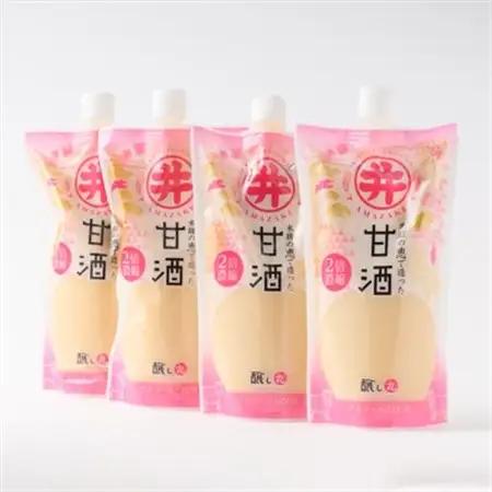 信州の味噌屋がつくった米麹甘酒(2倍濃縮) 500g×4本_酒・アルコール 甘酒  _【1576476】