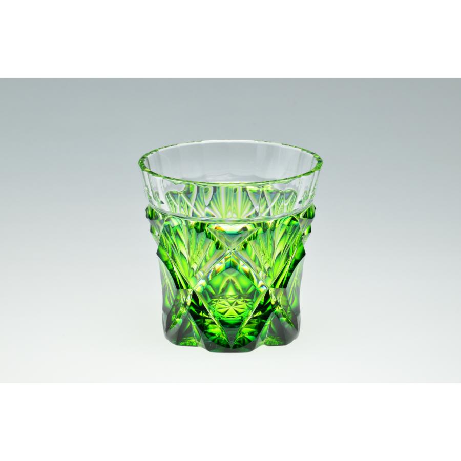 ＜島津薩摩切子＞二色冷酒杯
