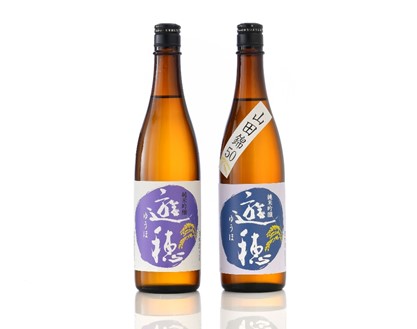 [F020] 地酒遊穂　純米吟醸２酒類２本セット