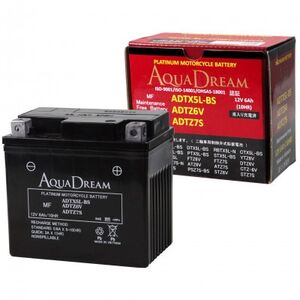 AQUADREAM PLATINUM バイク用バッテリー 液入充電済 ADTX5L/6V/7S 1個【配送不可地域：沖縄県】【1608720】