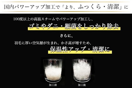【パウダーグレー】羽毛布団 本掛け布団 シングル アクア