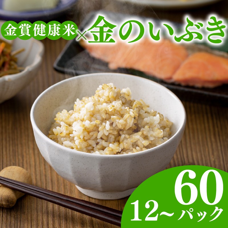 
                  ご飯パック 金賞 健康米 金のいぶき  120g × 12個 ～ 60個 国産 レンチン もち麦 軽食 夜食 簡単 白米 麦 食物繊維 ビタミン 御飯 ごはん パック ご飯 パックライス 
                