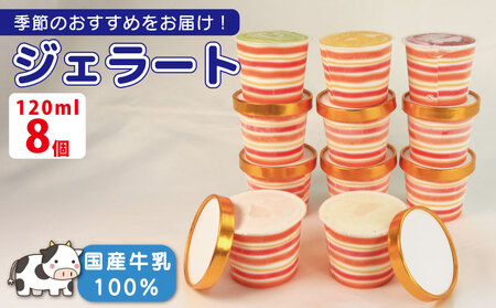 ジェラート 詰め合わせ 120ml 8個 アイス ジェラート アイス ジェラート アイス