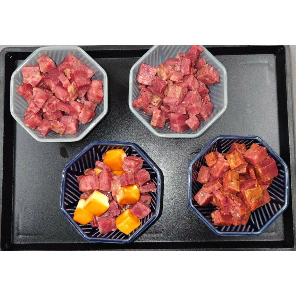 【ふるさと納税】燻製牛たんサイコロアソートW