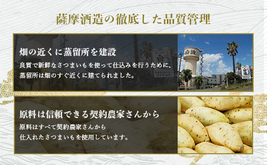 【さつま白波】25度【900ml】×18パック セット F0-1【配送不可地域：離島】【1563508】