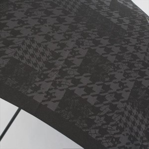 槙田商店【紳士折りたたみ傘】monotone 千鳥チェック《晴雨兼用》