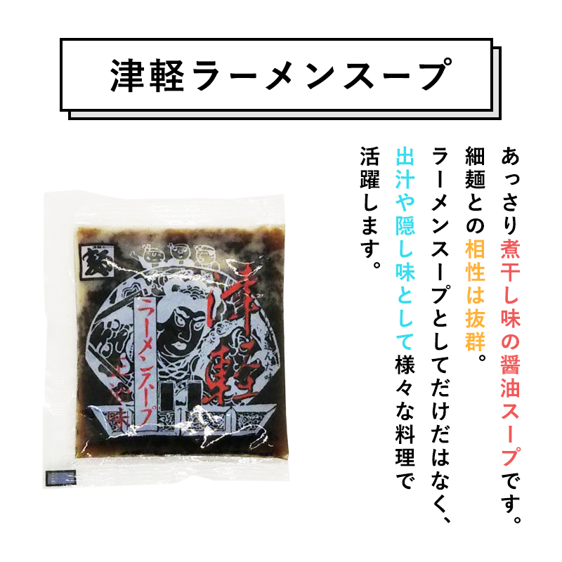 高砂食品　国産小麦ラーメン細麺20食&煮干味ラーメンスープ・津軽ラーメンスープ各10袋(計20袋)