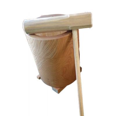 ふるさと納税 南木曽町 ケヤキの臼とカエデの杵の餅つきセット |  | 01