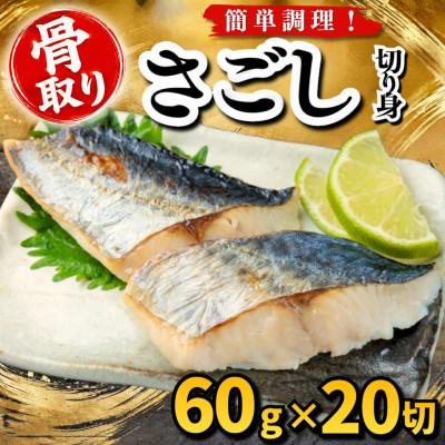 ふるさと納税 羽島市 【骨取り】さごし　切り身　60g×20切　学校給食使用