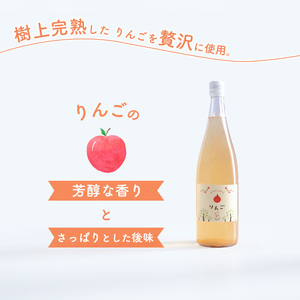 《ギフト箱》 樹上完熟 りんごジュース 720ml×2本セット　012-G-NG004
