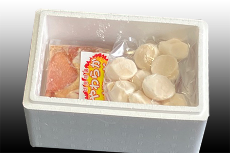 味付若鶏やわらか唐揚げ(ザンギ)350g×6P、ほたて貝柱500g B-36025