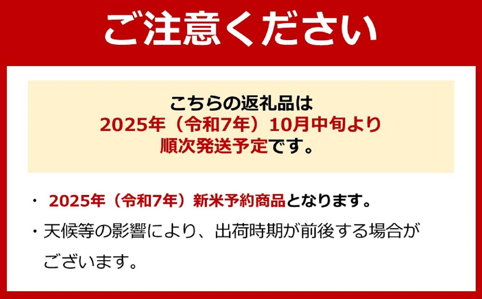 【2025年10月発送　先行受付】南魚沼産こしひかり　無洗米（5kg×全6回）