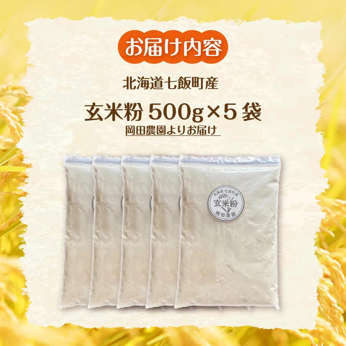 【先行予約】玄米粉 500g×5 NAZ025 | 玄米粉