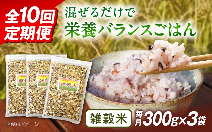 
                  全10回 定期便 （月1回） 雑穀米 健康ごはん の お米 セット 糸島市 / 二丈赤米産直センター [ABB021] 雑穀 10穀米 もち米 赤米 黒米 発芽玄米 玄米 栄養 ミネラル 定期便 米 お米
                