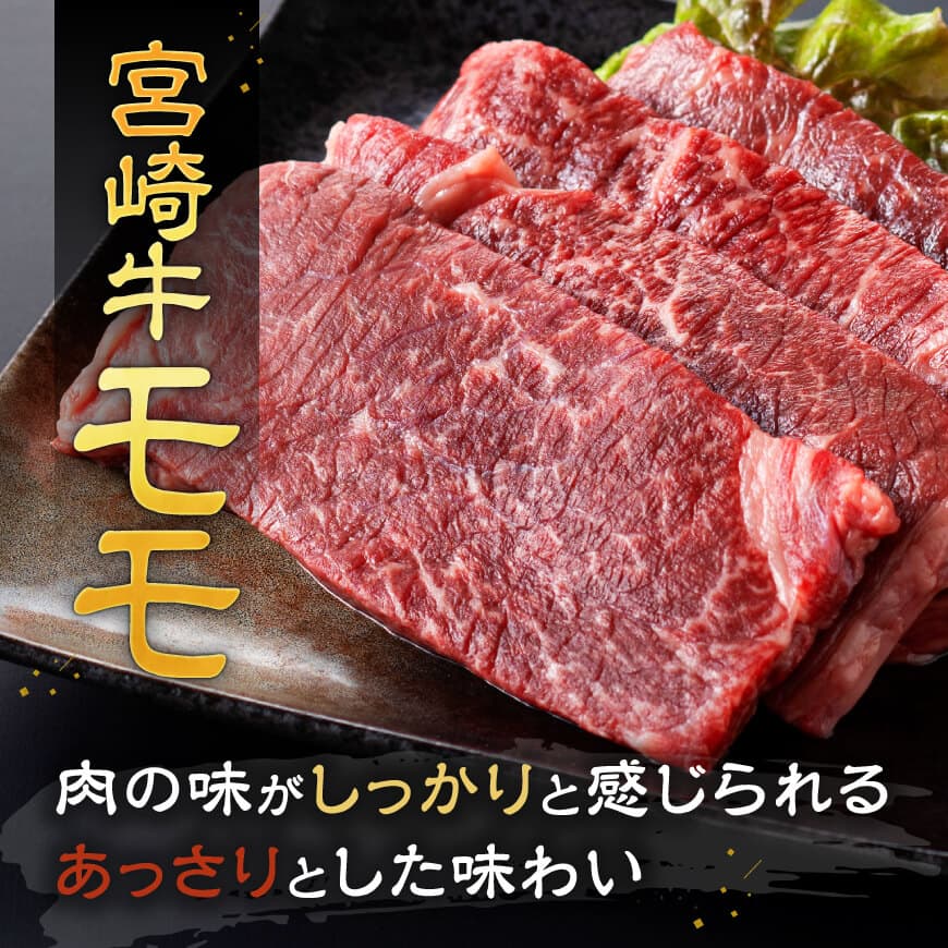 【令和7年12月発送】宮崎牛モモステーキ6枚600g 【 肉 牛肉 国産 宮崎県産 宮崎牛 黒毛和牛 和牛 焼肉 ステーキ 4等級 A4ランク モモ 】 [C11103r712] 【令和7年12月発送