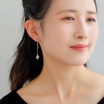 ふるさと納税 山梨県 【山梨県】【ジュエリー】K24 noble/ノーブル ピアス |  | 03