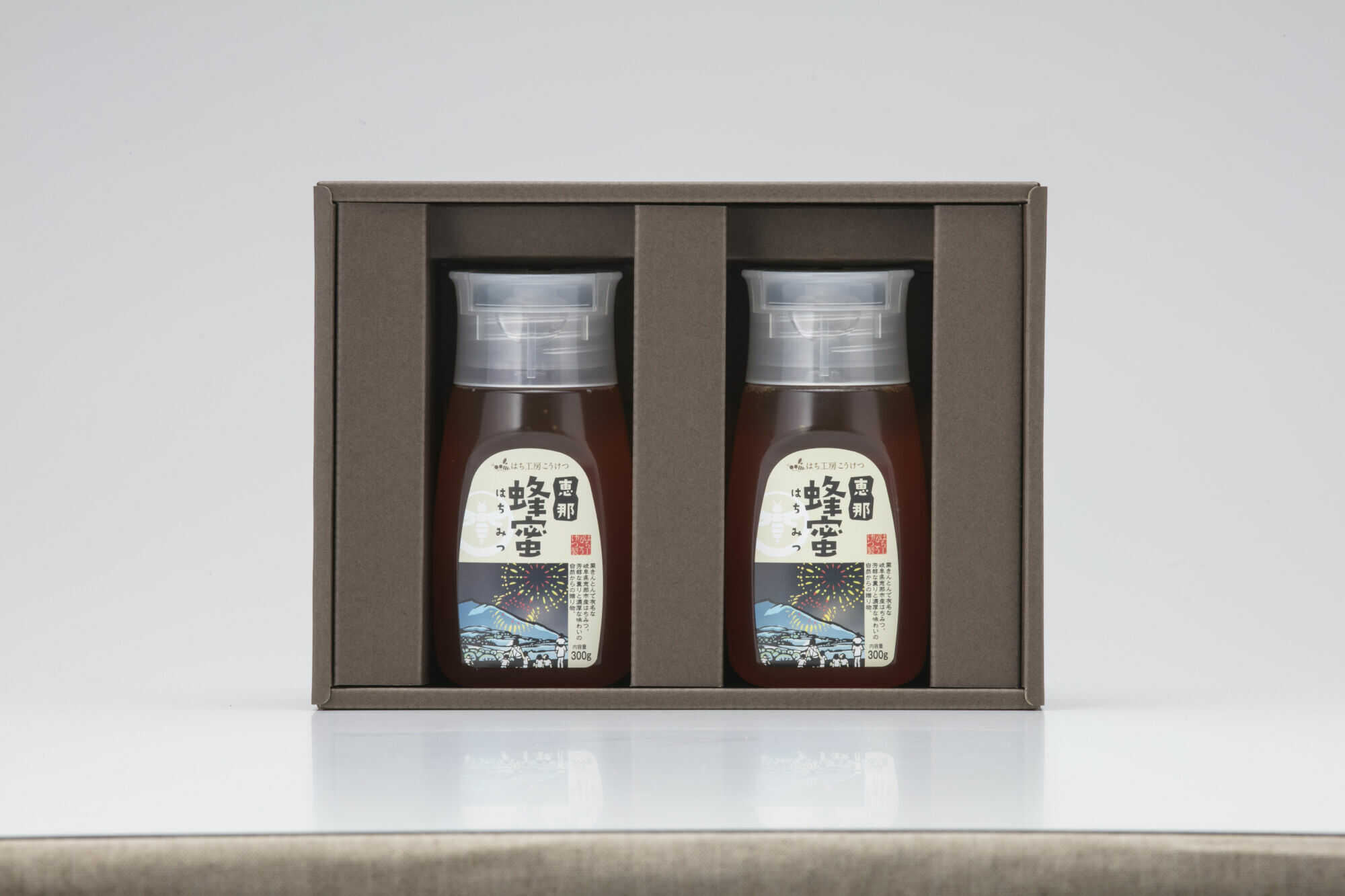 【ふるさと納税】恵那 栗蜂蜜 2本 ギフト箱入りセット (栗蜂蜜300g×2本) 国産 はちみつ 蜂蜜 ハチミツ 岐阜県産 恵那市産 健康 美容 産地直送 お取り寄せ恵那市 / はち工房こうけつ[AUDF018]