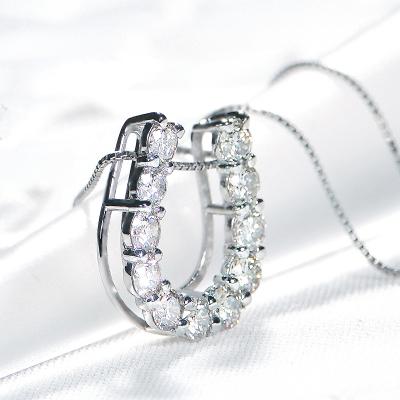 ふるさと納税 甲府市 Pt ダイヤ馬蹄1.00ct　PN　325722 |  | 02