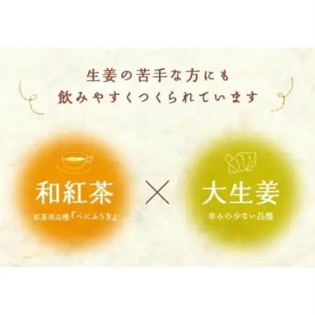 優しいしょうが和紅茶(ジンジャーティ) ティーバッグ2g・13包入×4袋 静岡県掛川産【配送不可地域：離島・沖縄県】【1737364】