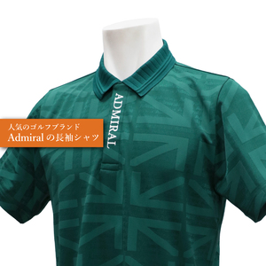 ゴルフウェア アドミラル 半袖　Mサイズ 　ダークグリーン
