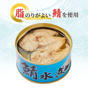 サバ缶 若狭 鯖缶 6缶 水煮 缶詰 魚介 サバ缶
