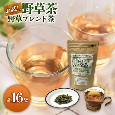 ふるさと納税 境港市 お試し野草茶　野草ブレンド茶(16P)