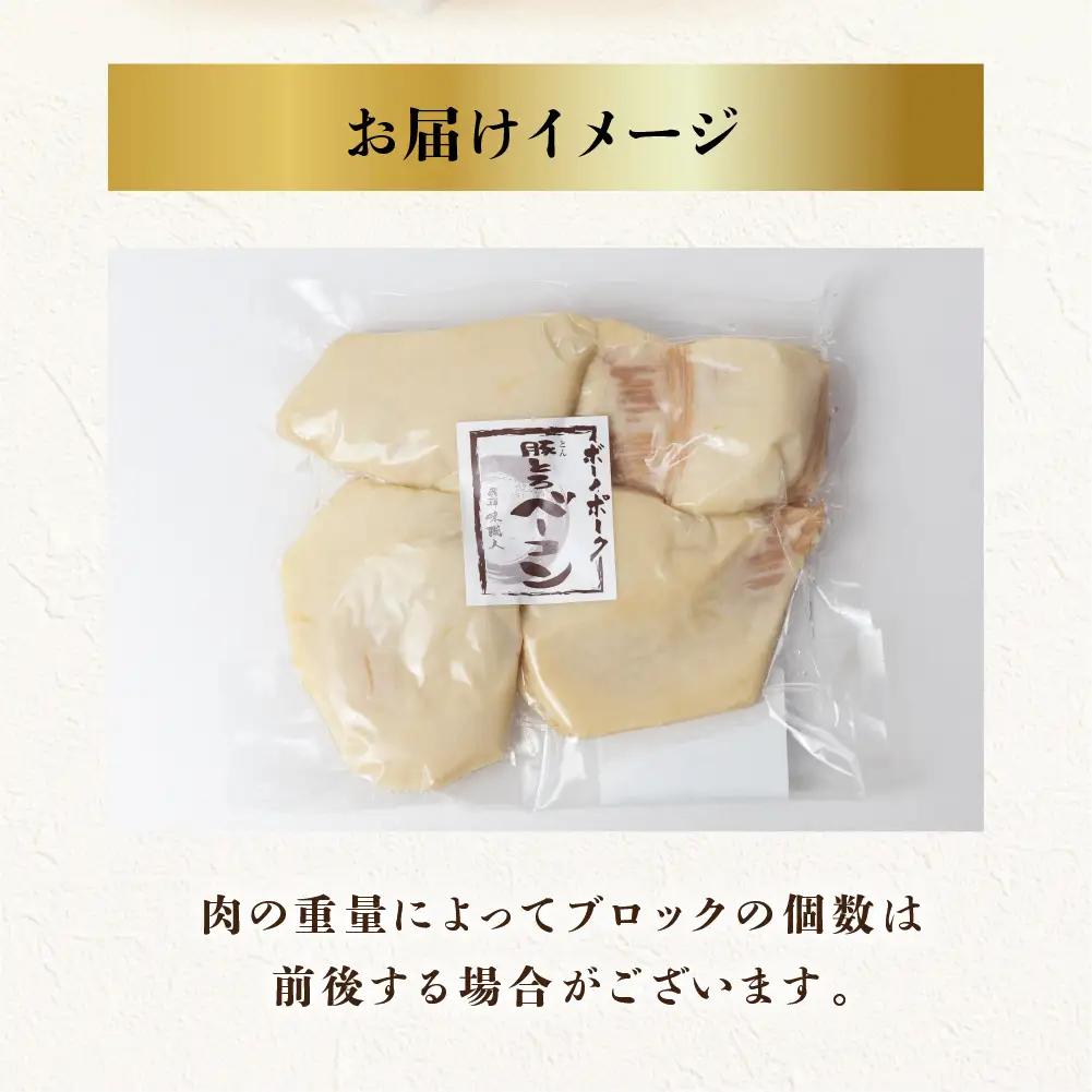 【飛騨 味職人】ボーノポーク豚とろベーコン 約900g（約300g×3）ベーコン【57-20】