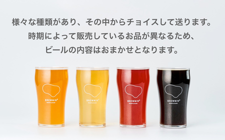 BREWMIN'の クラフトビール おまかせ 飲み比べ 12本セット 富山県 氷見市 地ビール クラフトビール 12缶 詰め合わせ