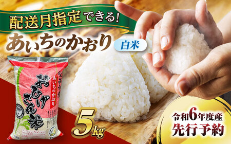 ＼2025年11月発送分／ あいちのかおり 白米 5kg 愛西市 / 脇野コンバイン 新米 お米 精米 [AECP001-2]