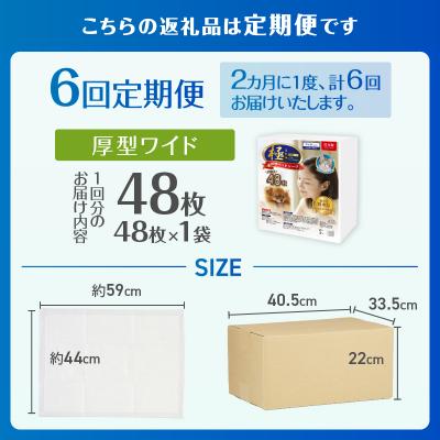 ふるさと納税 富士市 定期便【全6回】【極】シリーズ 犬用ペットシーツ 厚型ワイド 48枚 ペットシート 日本製 |  | 02