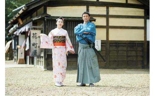 【江戸ワンダーランド日光江戸村】侍・武家娘変身体験（ペアご招待券付き）