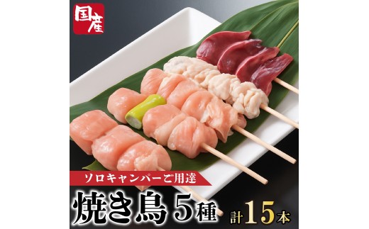 焼き鳥 5種 選べる本数 15本 国産 もも 皮 砂ぎも ねぎま 鶏肉 とりにく 鳥肉 チキン 惣菜 おかず おつまみ ビール ハイボール チューハイ 日本酒 ウイスキー 焼酎 酒 ワイン 弁当 BBQ アウトドア キャンプ ギフト プレゼント 贈答 お取り寄せ グルメ 冷凍 小分け 送料無料 徳島県 阿波市 有限会社阿波食品