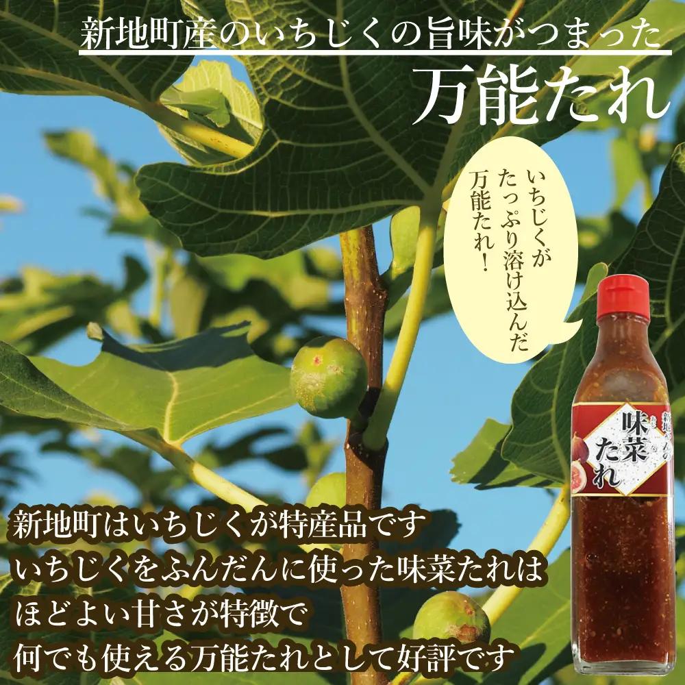 【福島県新地町産いちじく使用】万能味菜たれ 300ml×1本