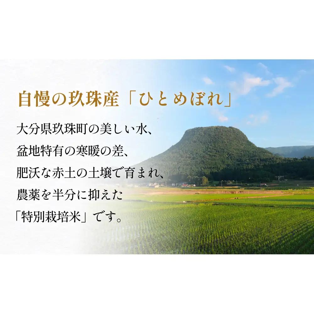 【ふるさと納税】玖珠米 令和7年産 ひとめぼれ 玄米 2kg  ｜ 大分県玖珠町 米 特別栽培米 特A 国産 お取り寄せ ギフト お米 ご飯 ヒトメボレ 大分 玖珠