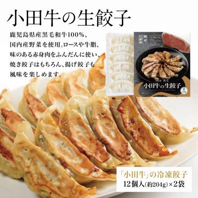 ふるさと納税 南さつま市 【プレミアムブランド】鹿児島県産黒毛和牛「小田牛」 牛肉100%点心セット(餃子・焼売) |  | 01