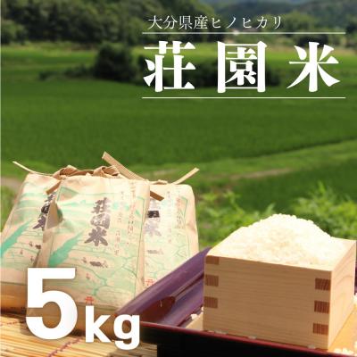 ふるさと納税 豊後高田市 荘園米 【精米済】5kg 米 お米 精米 ひのひかり ヒノヒカリ