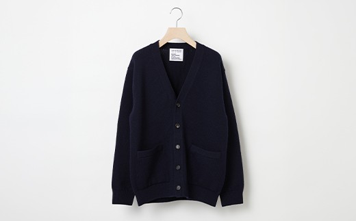 ≪先行予約≫【THISISASWEATER.】A1 : A SWEATER IS ORDINARY.Cardigan BRITISH NAVY ネイビー カーディガン 服 洋服 ユニセックス メンズ レディース ブランド 数量限定 山形県 山辺町 サイズ0 yt-socan0