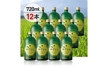球磨焼酎で作った 「 白岳ゆずもん 」 12本 焼酎 お酒 酒 アルコール 米焼酎 ゆずストレート果汁 レモン果汁 白岳
