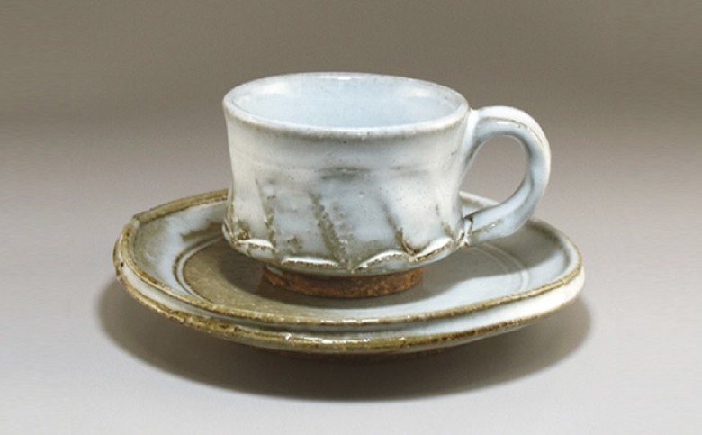萩焼 コーヒーカップ（面取）