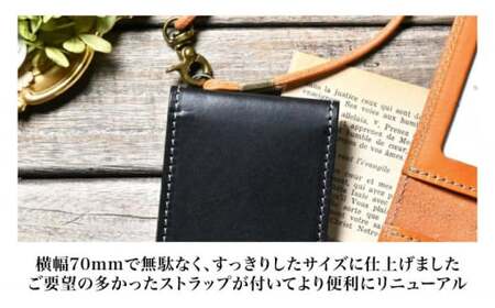 本革ダブルパスケース フィーユ(緑色)　滋賀県長浜市/株式会社ブラン・クチュール[AQAY084]