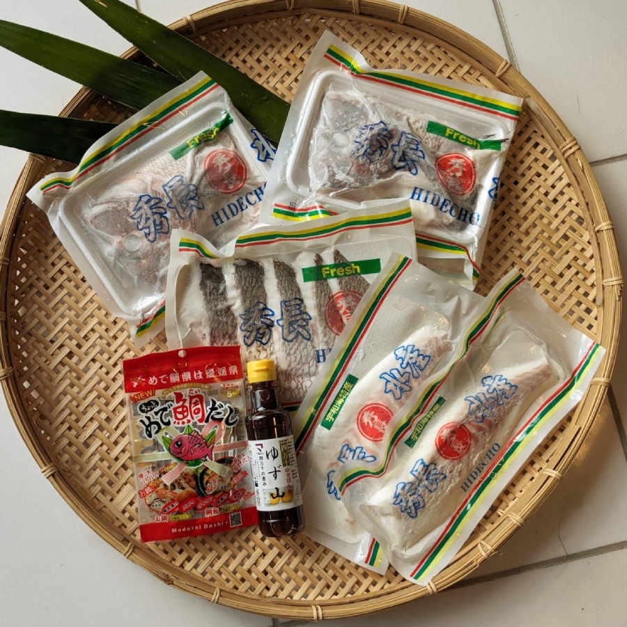 ＜秀長水産＞「健康真鯛」づくし しゃぶしゃぶセット 4人前