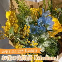 【ふるさと納税】お楽しみ！12か月お届け　お花の定期便「Medium」 ［No.112］ ／ お花 お任せ 新鮮 送料無料 東京都